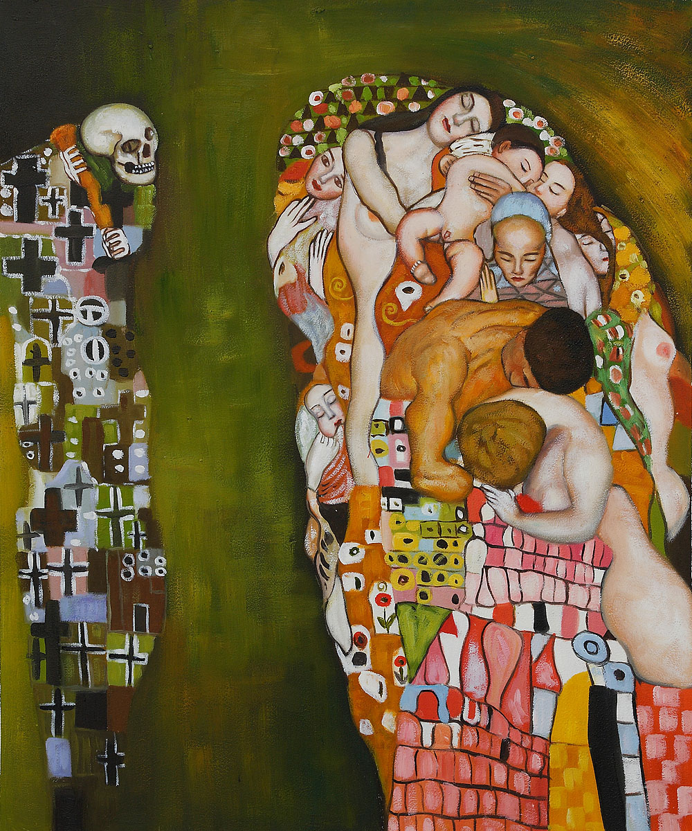 Death and Life - Gustav Klimt Paintings